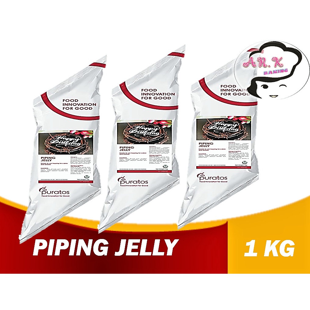 Puratos Piping Jelly for cake calligraphy and filling 1kg Shopee
