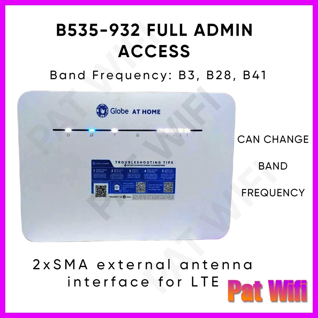 B535-932 4G router 3 PRO/CAT 7 Lte Modem Router full admin access ...