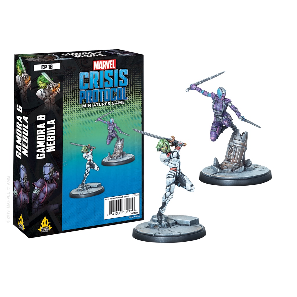 Marvel Crisis Protocol - Gamora And Nebula - Miniatures Battle Game ...