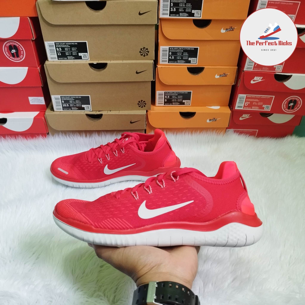 Nike free rn 2018 on sale red