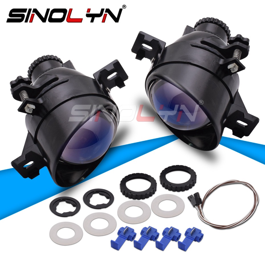 2.5″ Bi-Xenon Projector Lens Retrofit Kit For Fog Lights – H11 H8 H9 Universal Fit - View #3