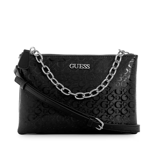 GUESS Ellison Double Zip Crossbody | Shopee Philippines