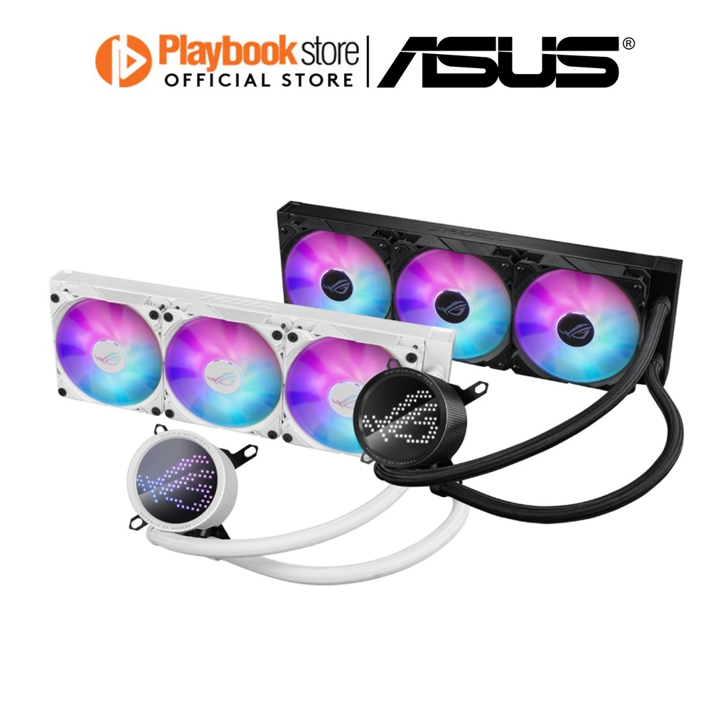 Asus ROG RYUO III 360 ARGB Black/White AIO Liquid CPU Cooler w/ Asetek ...
