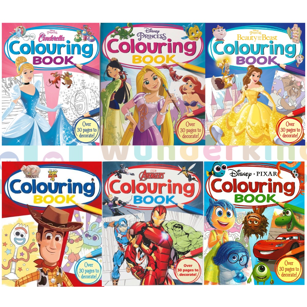 DISNEY COLORING BOOKS | Shopee Philippines