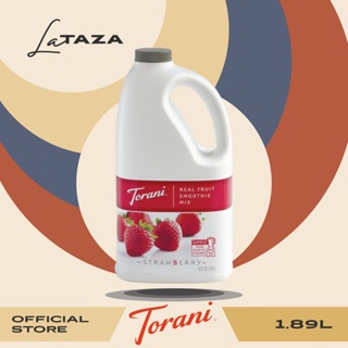 Torani Strawberry Banana Real Fruit Smoothie Mix (64oz), Coffee Shop  Supplies, Carry Out Containers