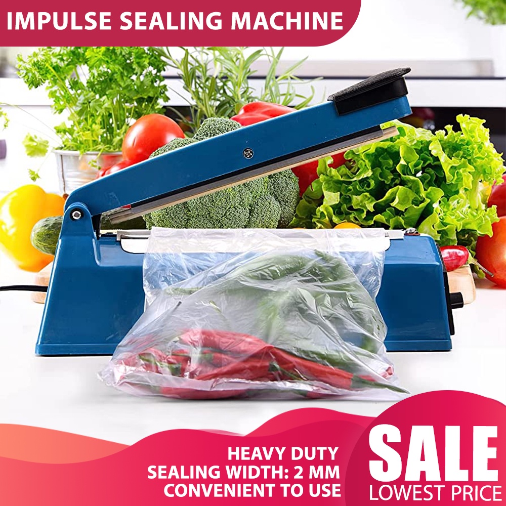 Impulse Heat Sealer Plastic Bag Film Sealing Machine 100mm/150mm/200mm