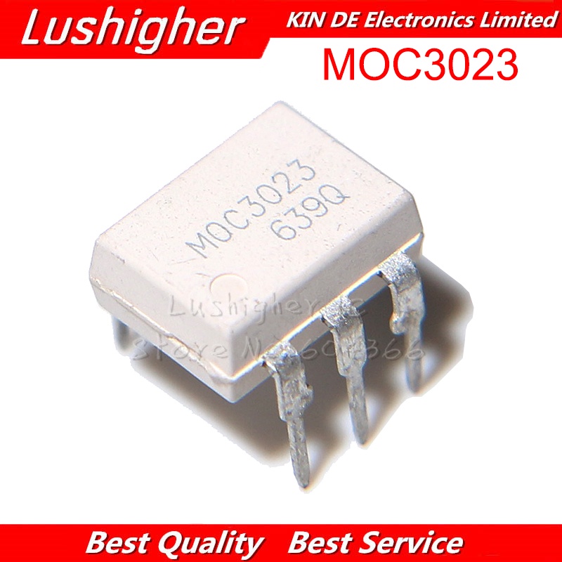 10 Uds. MOC3020 MOC3020M DIP 6 optoaislador salida de Transistor