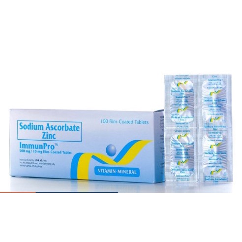 ImmunPro Sodium Ascorbate with Zinc 100s (For Increased Body Resistance ...