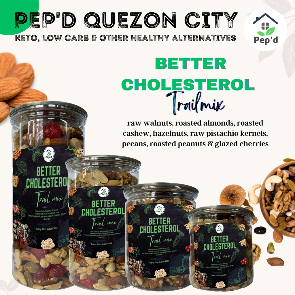 Better Cholesterol Trail Mix Walnuts•Pecan•Almonds•Hazelnut•Cashew
