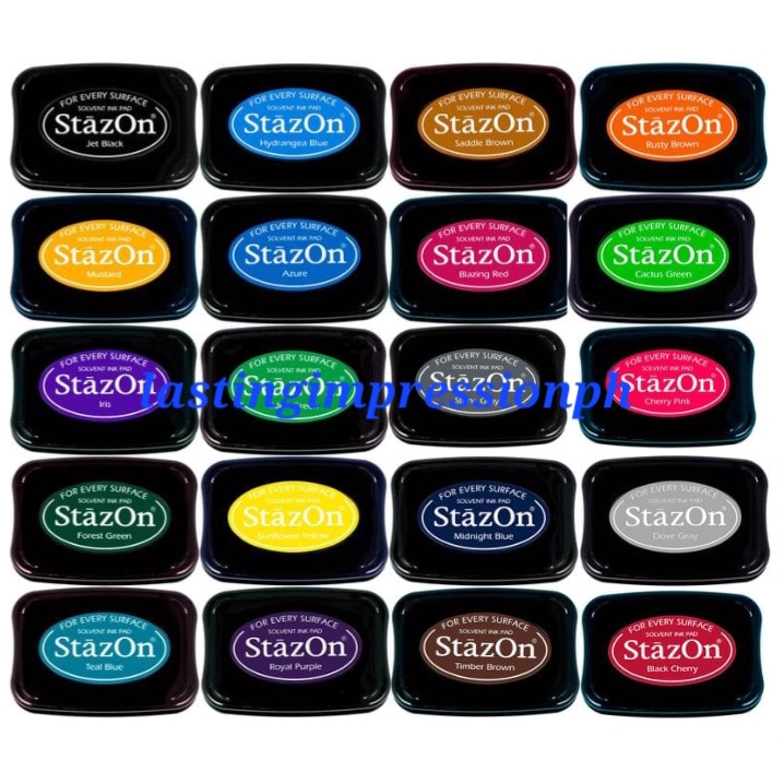 Tsukineko StazOn Solvent Ink Pad (Full Size) Shopee Philippines