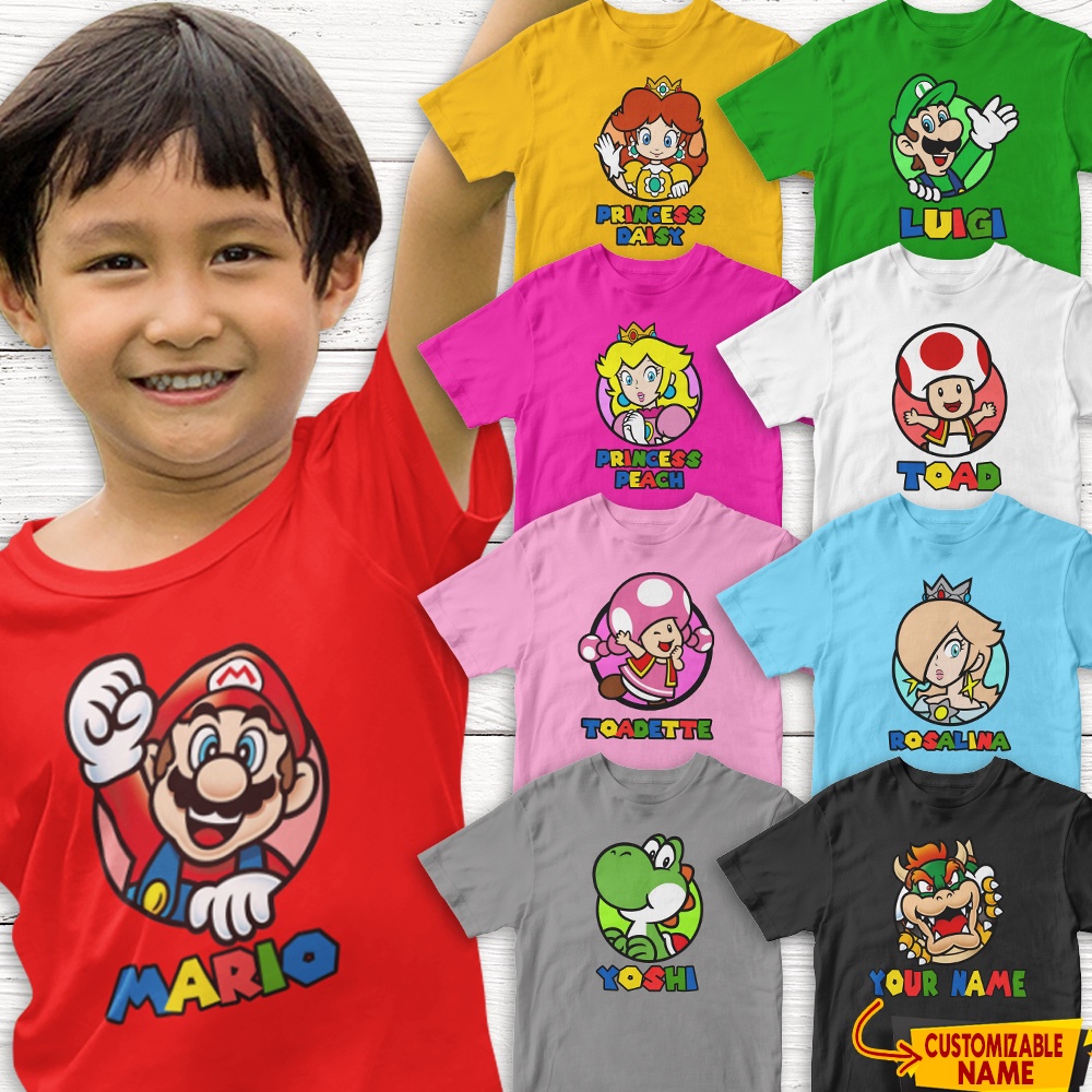 Customized New Super Mario Character kids Luigi, Toad, Yoshi, Daisy ...