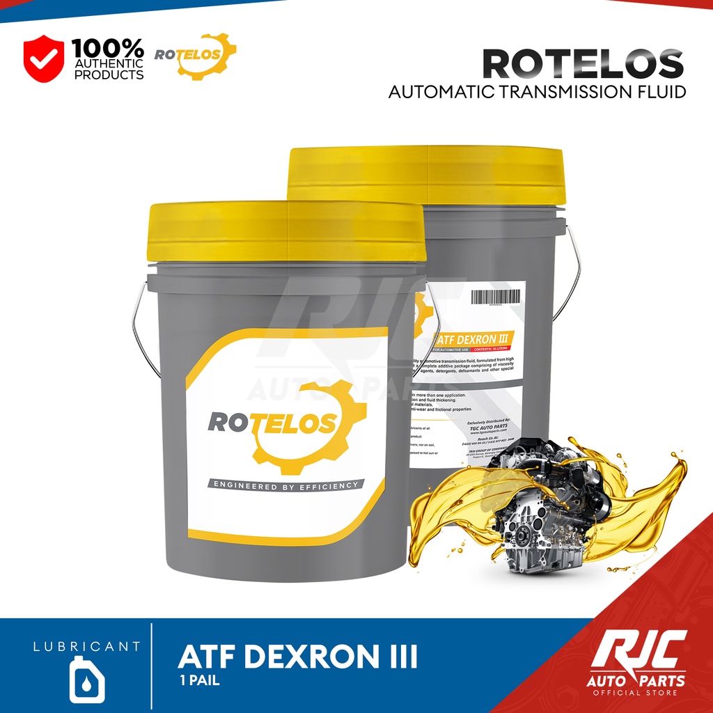 Rotelos Automatic Transmission Fluid ( ATF ) DXIII 1P 1 Pail | Shopee ...