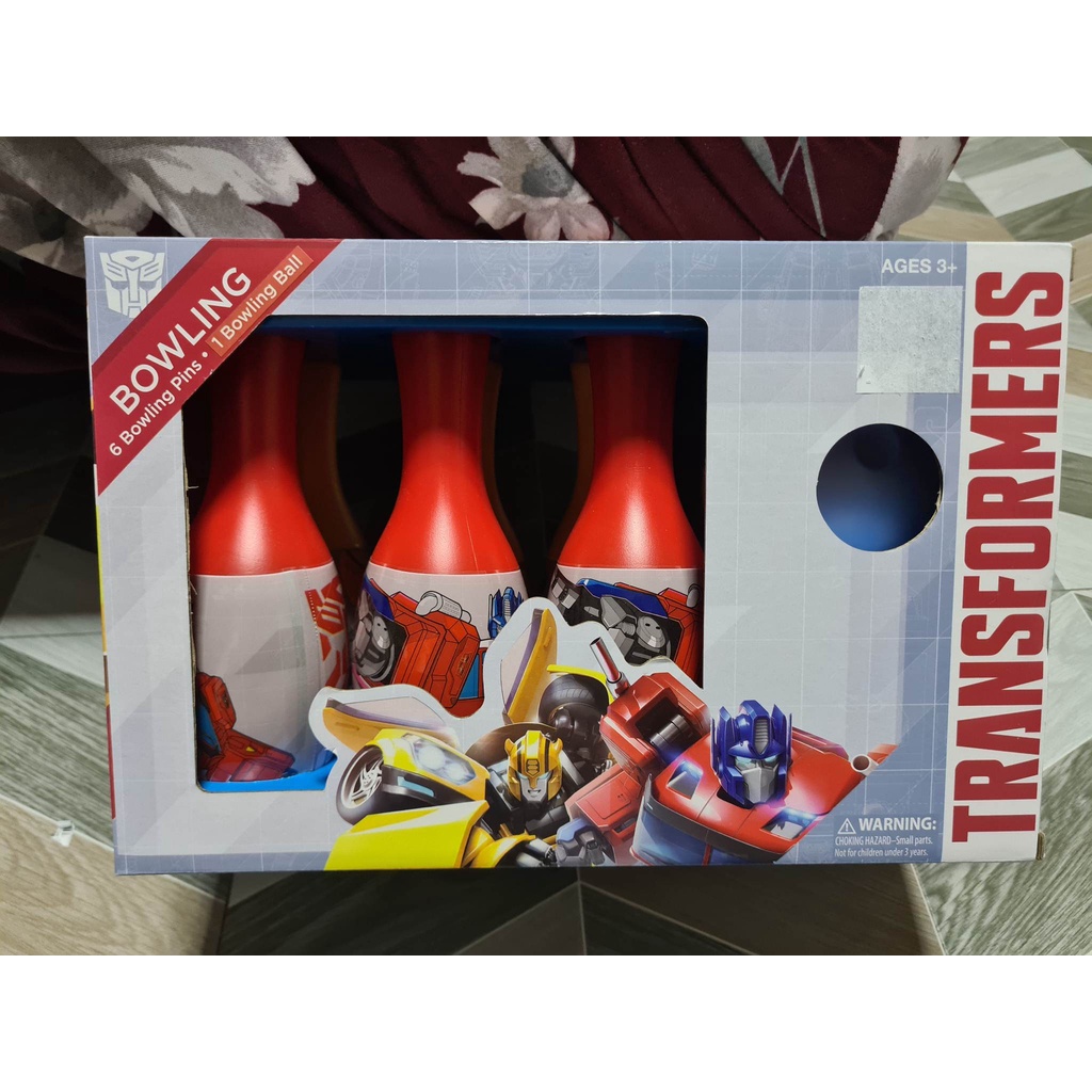 Transformers Bowling Set (with 6 pins, 1 ball) Shopee Philippines