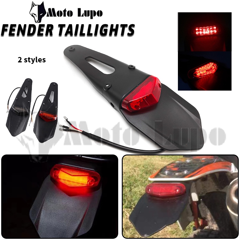 LED Mudguard Tail Lights Rear Fender Mudguard Lamp Brake Tail Light