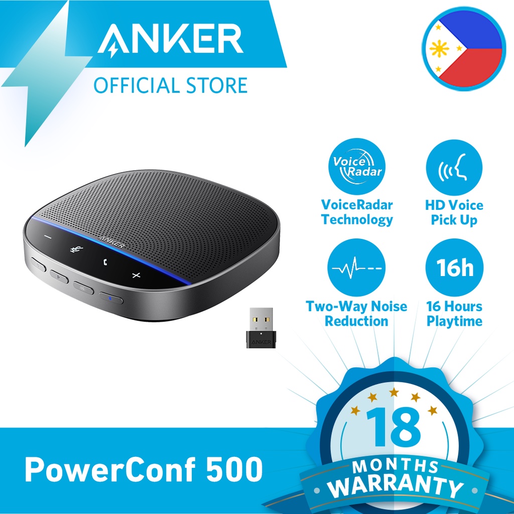 Anker PowerConf S500 Speakerphone with Zoom Rooms and Google Meet ...