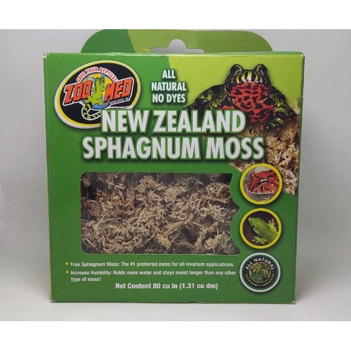 Zoo Med New Zealand Sphagnum Moss 80 cu in (1.31 cu dm) Shopee