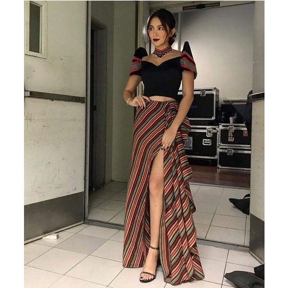 MODERN ETHNIC FILIPINIANA OUTFIT SKIRT TERNO