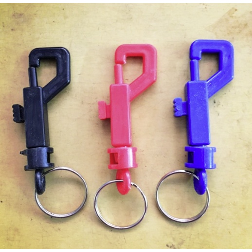 Plastic Bird Cage door hook lock P spring lock for animal pet cages