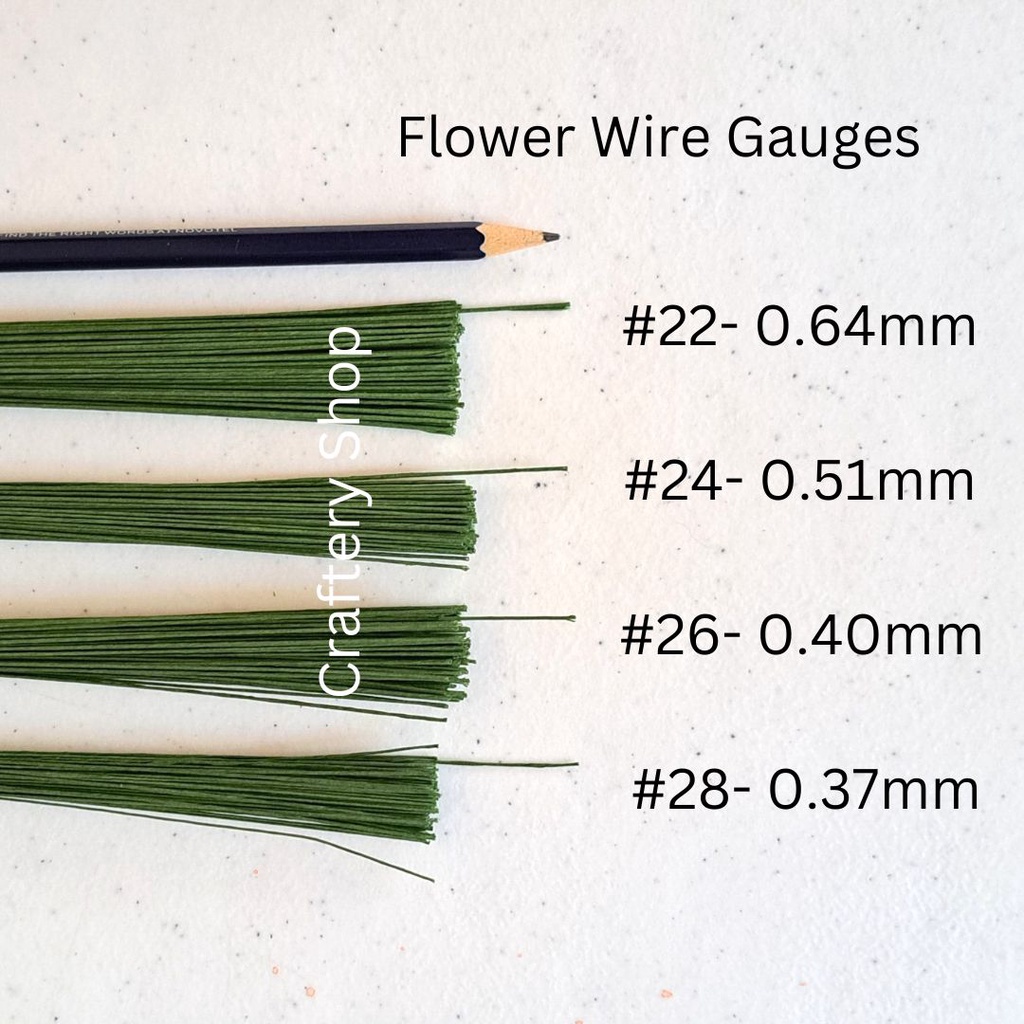 Flower Wire 100pcs GREEN/SILVER/WHITE Shopee Philippines