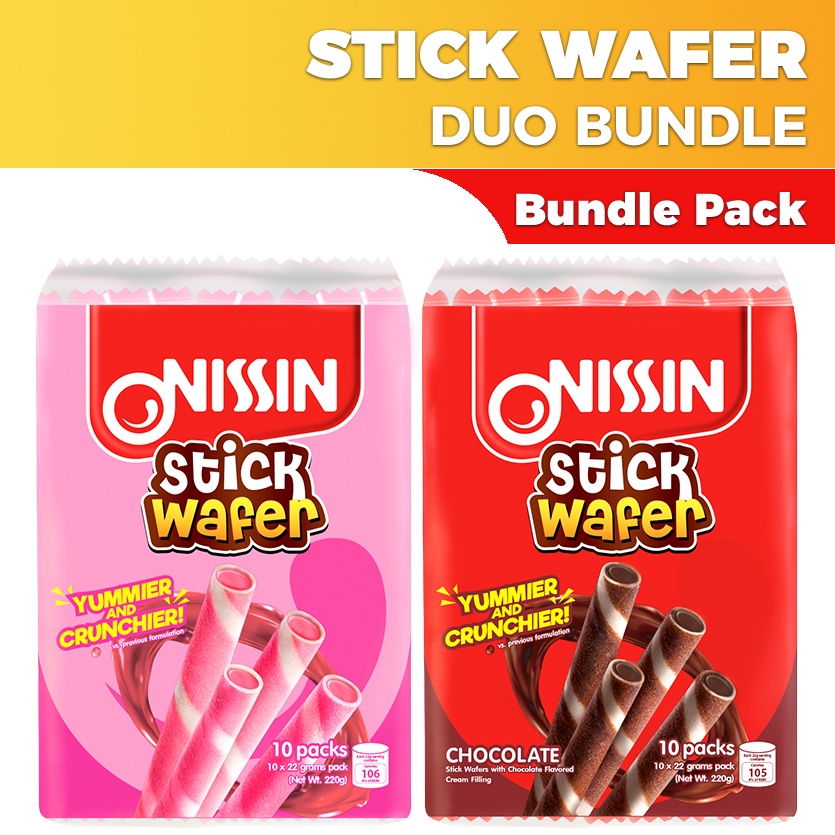 Nissin Stick Wafer Duo Bundle Shopee Philippines