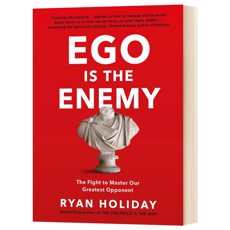 Ego is the Enemy by Ryan Holiday New English physical book Shopee