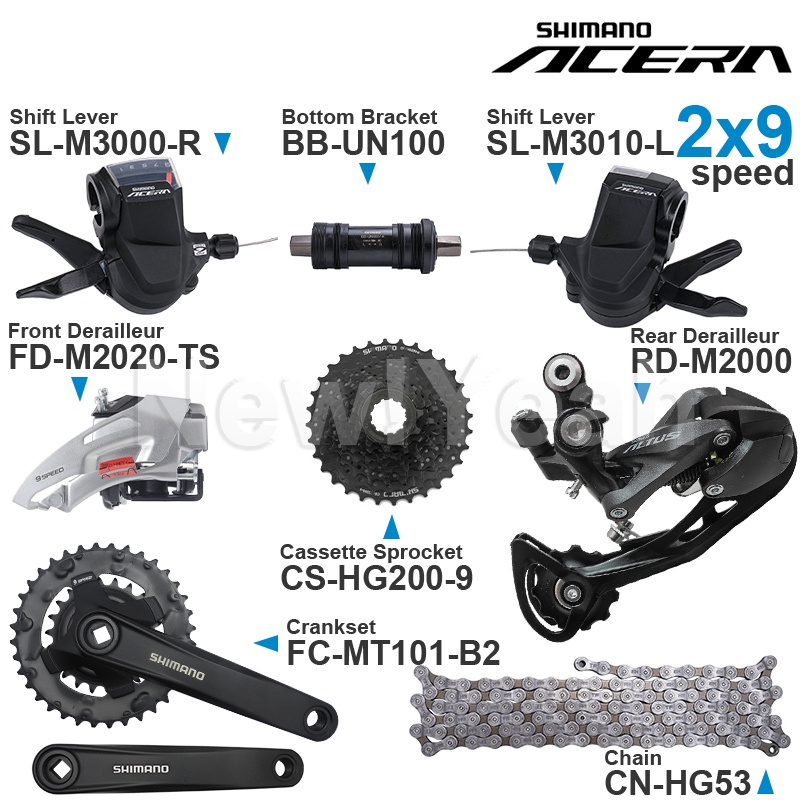 acera m3000 groupset