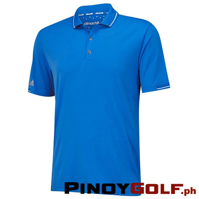 Adidas Climachill Mens Golf Polo Shirt Bahia Blue Small Shopee Philippines