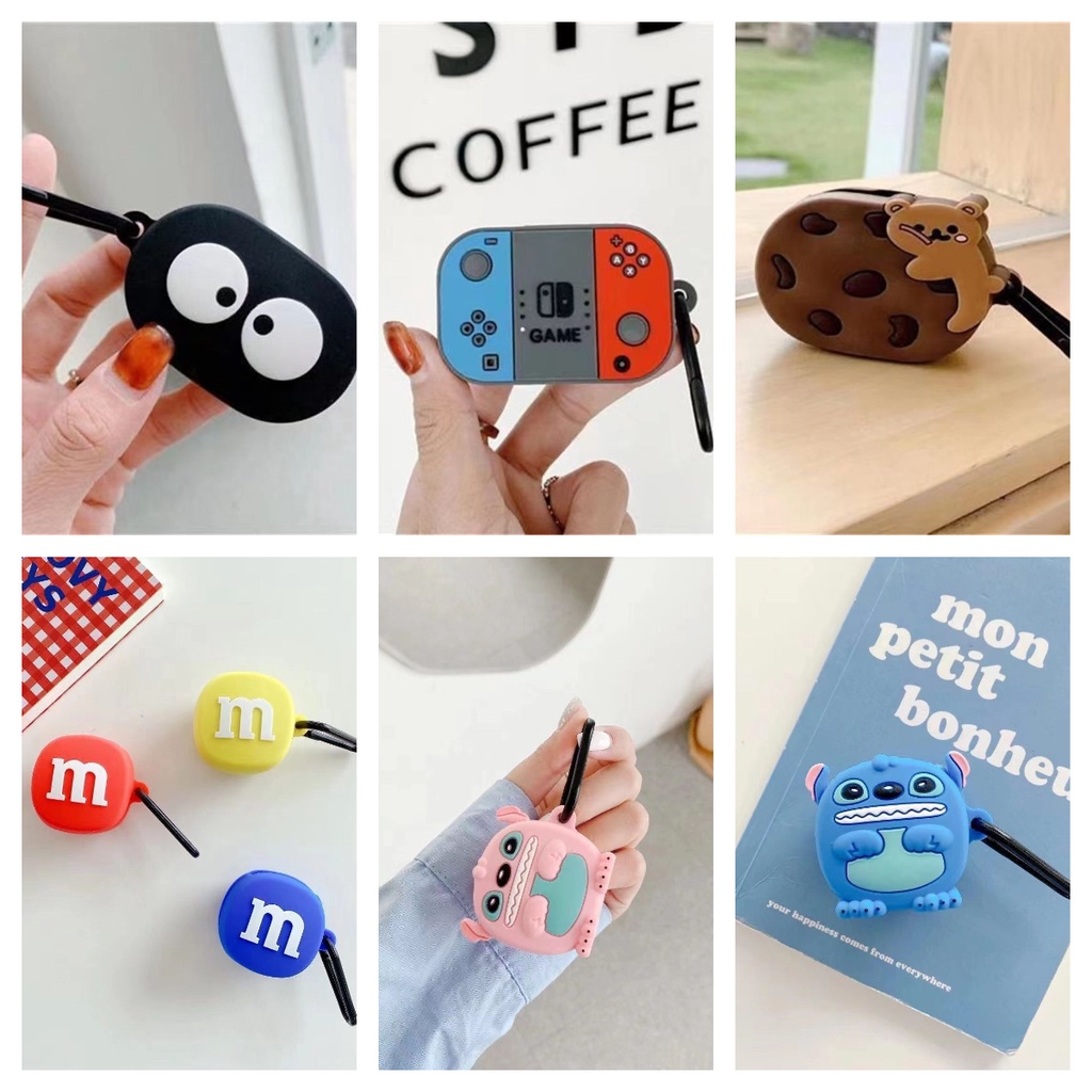 IN Stock For Xiaomi Redmi Airdots Case Cute Cartoon Earphone Cover  Airdots soft Silicone Protective Cases