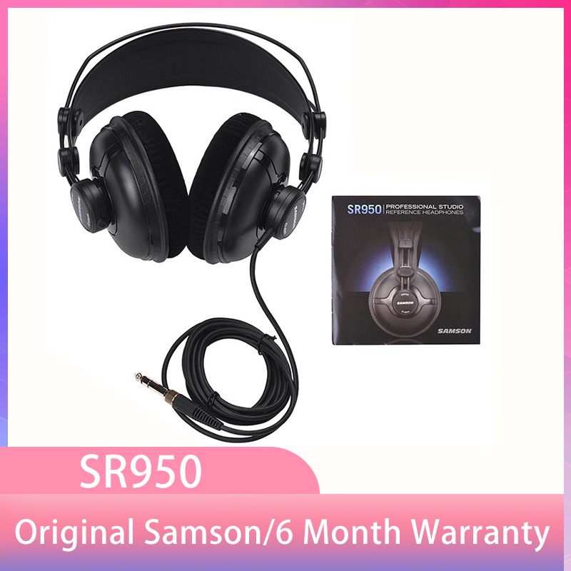 Original SAMSON SR950 Professional Studio Reference Monitor Headphones Dynamic Headset Shopee Philippines