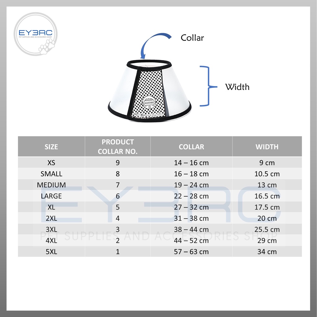 Elizabethan Collar Translucent (E-Collar) | Shopee Philippines