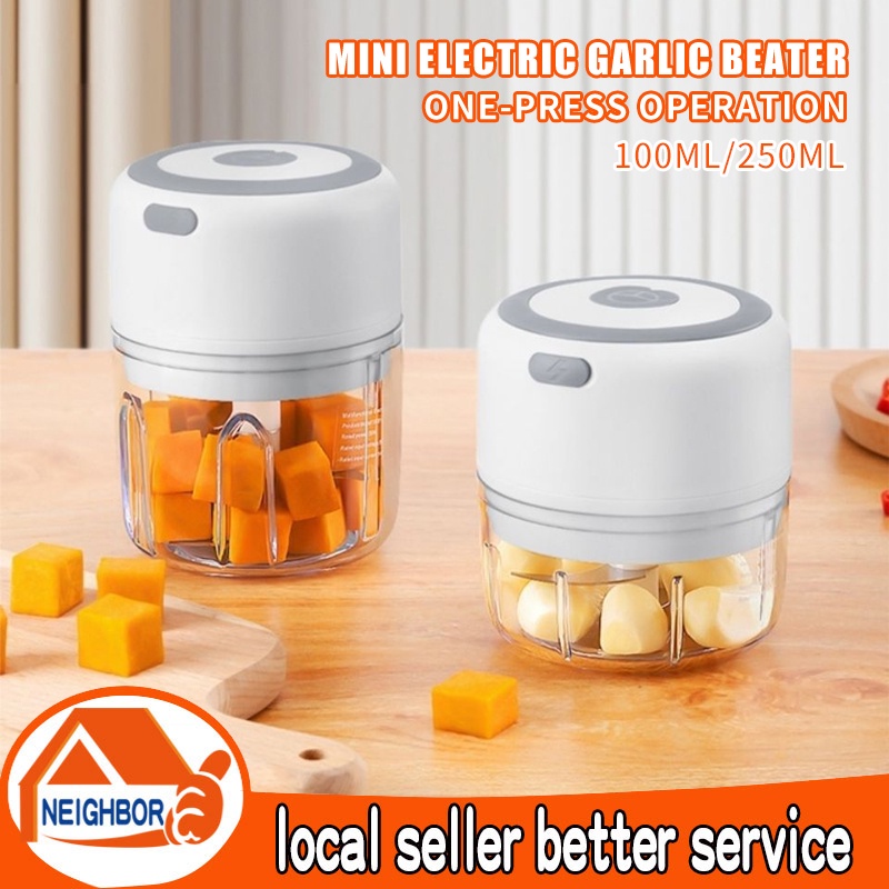 Mini Food Processor Wireless Rechargeable Electric Meat Grinder Chopper Blender Meat Shredder