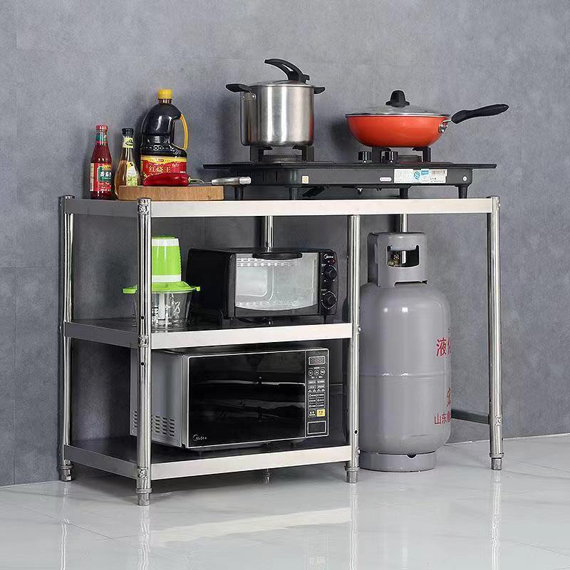 Kitchen 304 stainless steel rack console gas rack stove rack | Shopee ...