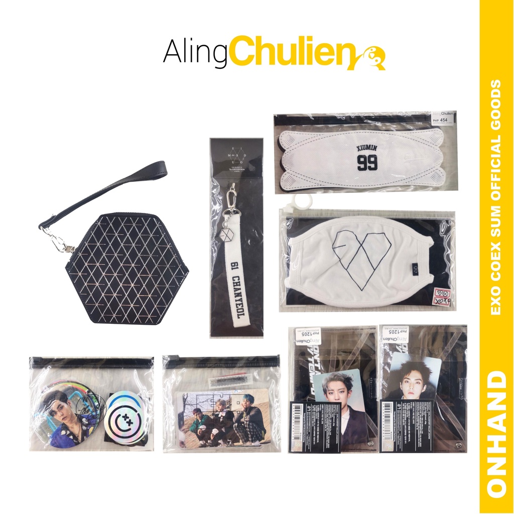 EXO Coex Sum Pop up Store SMtown MD Mask Passport Wallet Sticker Pack