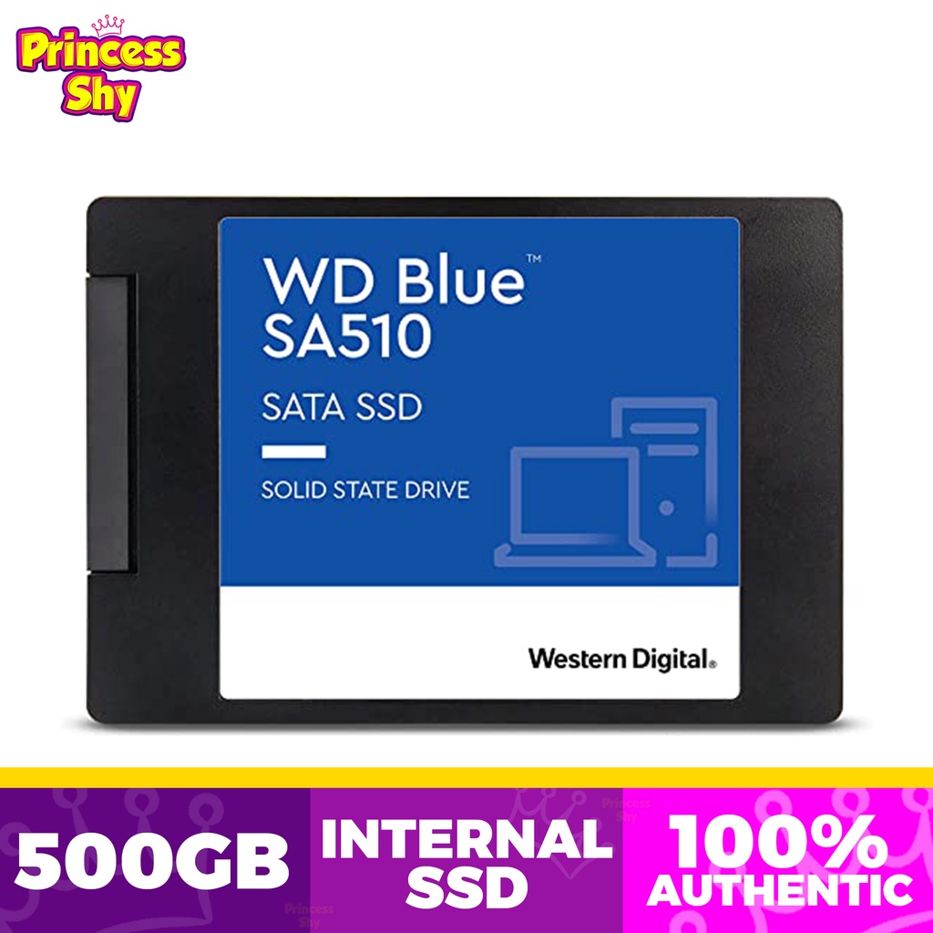 Western Digital Wd Blue 500gb Sa510 Sata 25 7mm Internal Solid State Drive Ssd Wds500g3b0a 8795