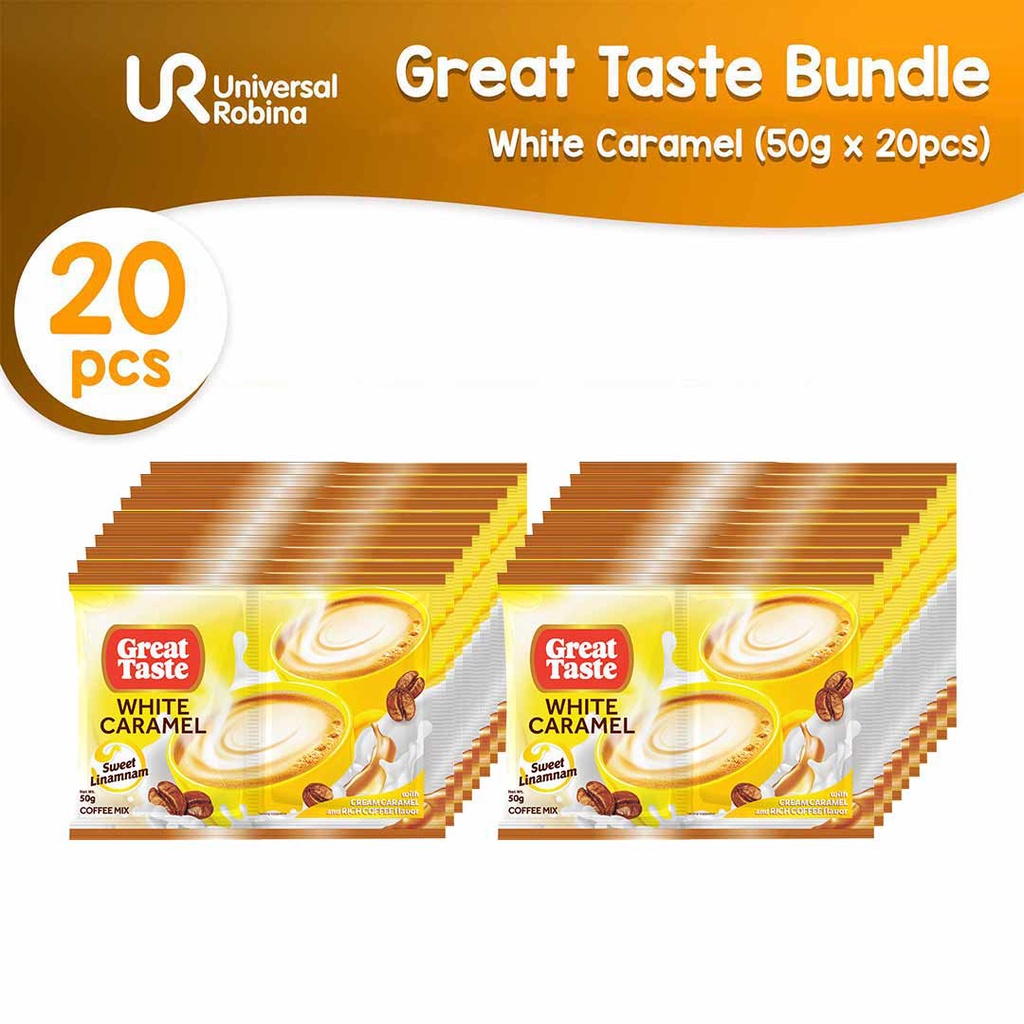 Great Taste White Caramel Twin Pack (10 X 50G) 2 Ties Shopee