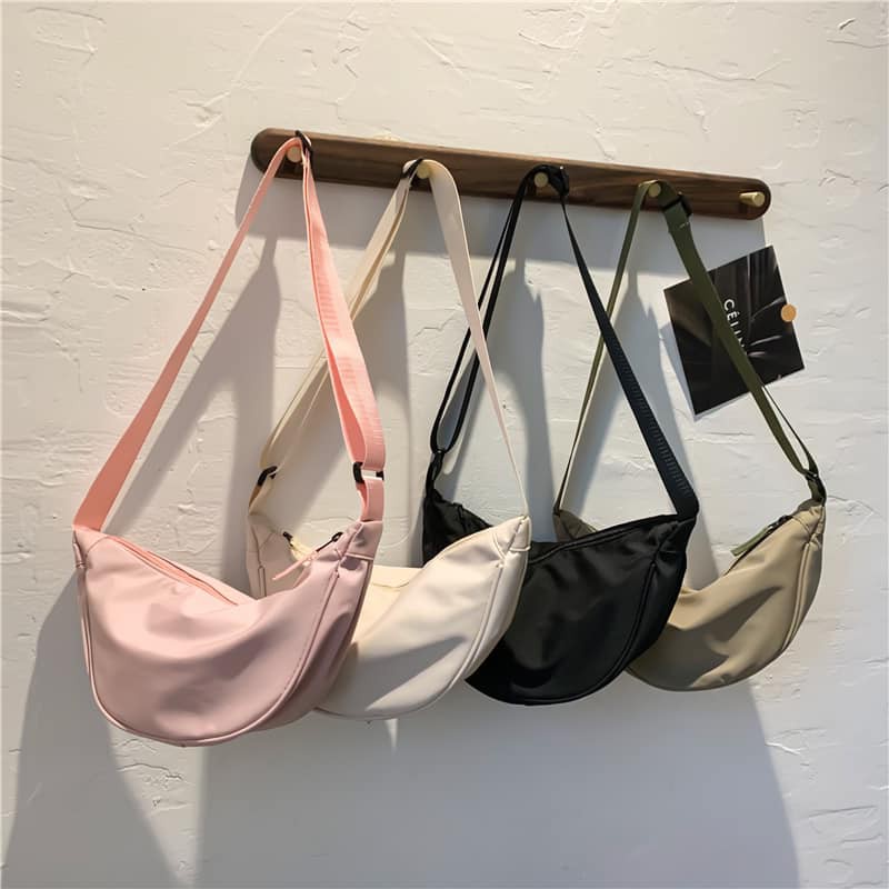 SAFERIDO 2025 Simple casual large-capacity dumpling bag women's popular Korean version ins fashion chain shoulder bag niche messenger women's bag