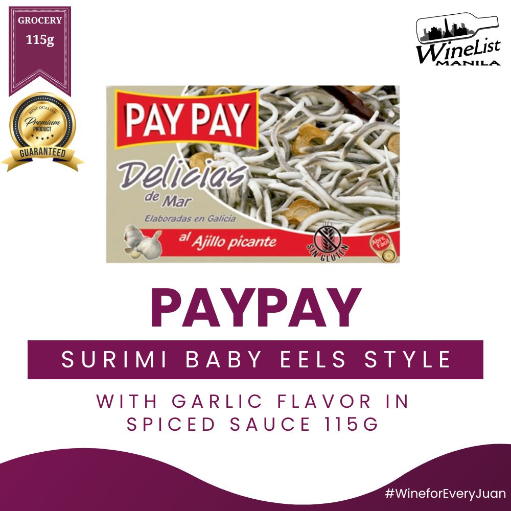 Surimi Baby Eels Style with Garlic Flavor In Spiced Sauce 115g Pay