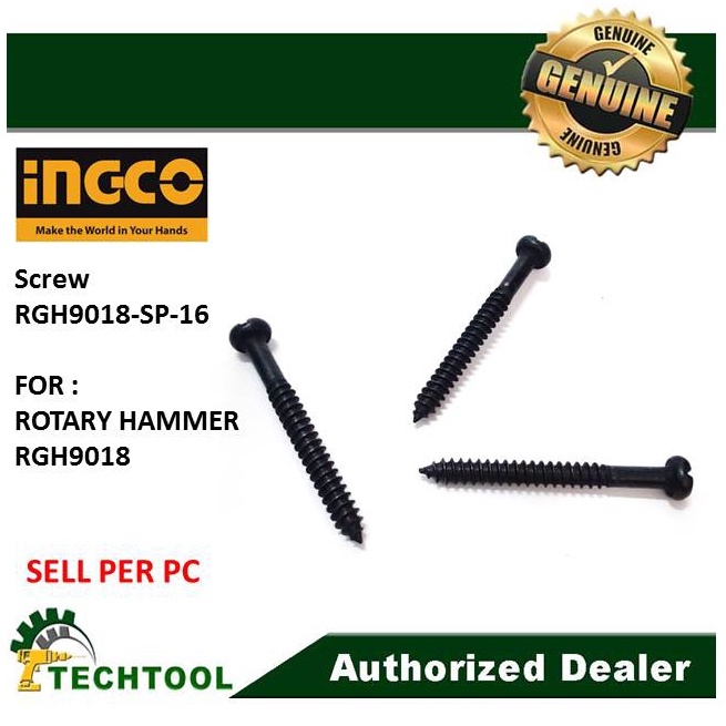 INGCO Screw RGH9018-SP-16 for Ingco Rotary Hammer RGH9018 | Shopee ...