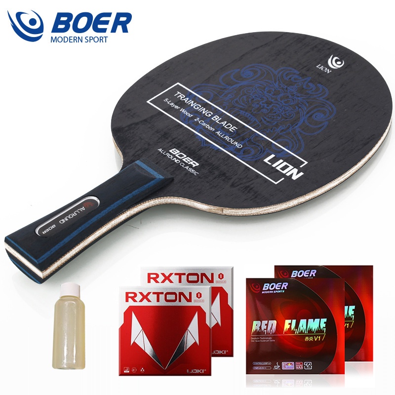 Boer Lion Table Tennis Blade 5+2 Wood Ping Pong Blade Good for Attack