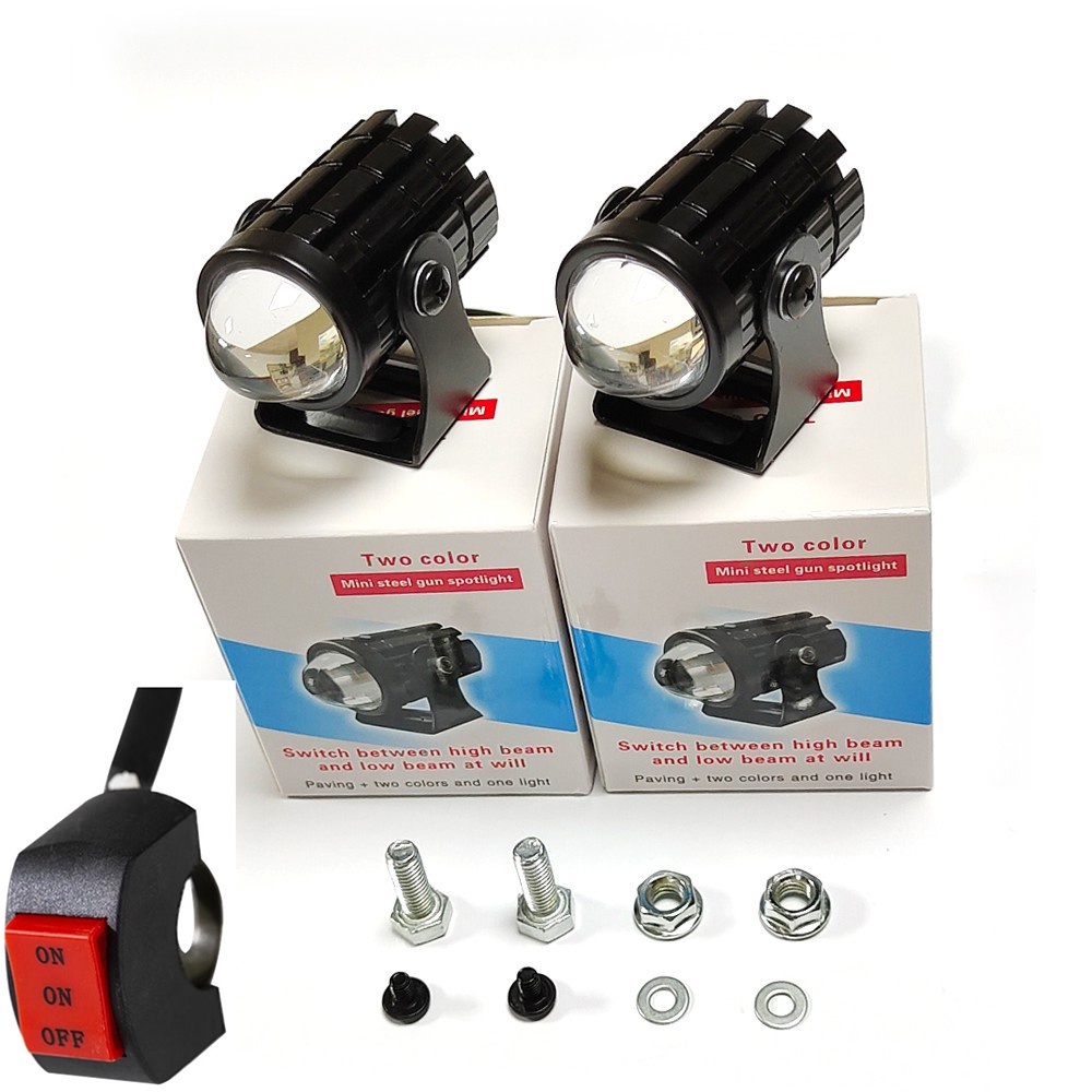 2PCS Super Bright Mini Driving Light Set Led Lights 20W Motorcycle ...