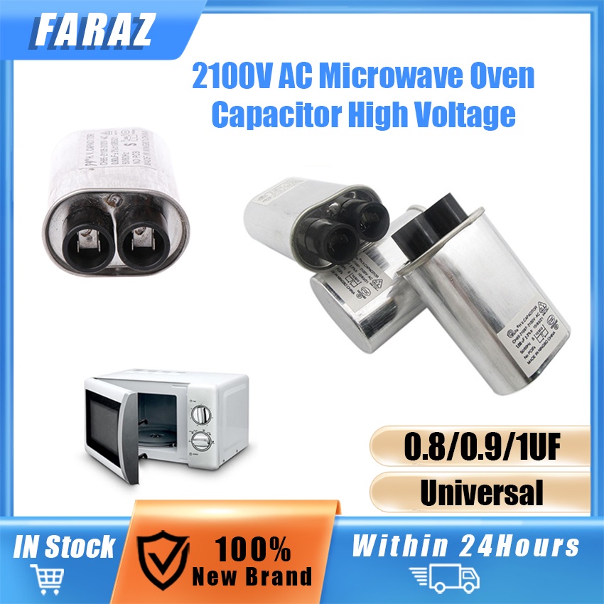 Universal Microwave Capacitor ( 0.85uf 0.9uf 1uf ) 2100V AC Replacement high voltage