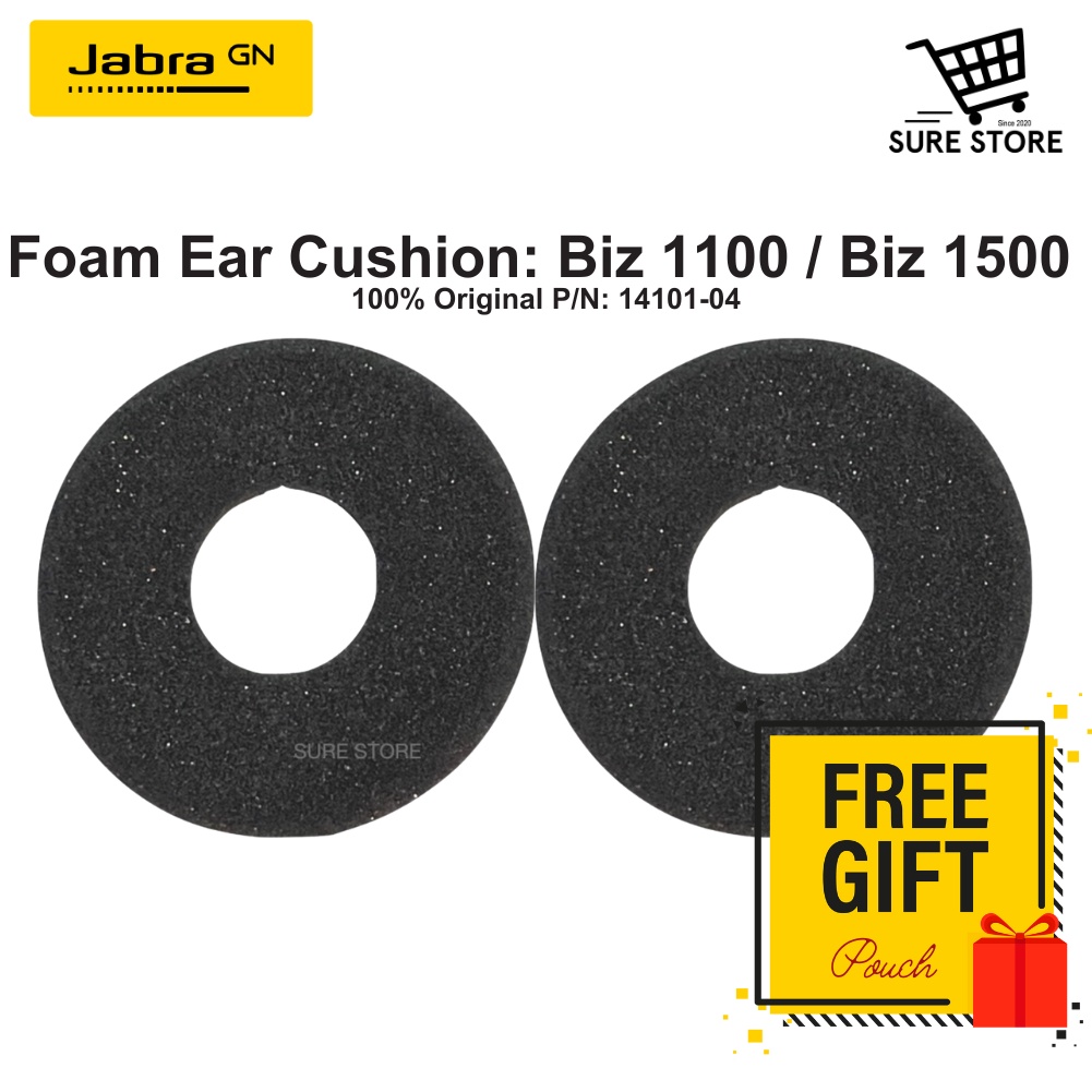 Jabra Cuscinetti Auricolari Sostitutivi in Gommapiuma per GN200, Biz 1900 e Biz 1500