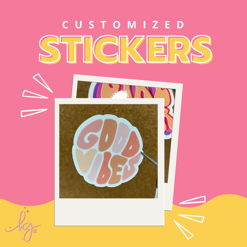 CUSTOMIZED / PERSONALIZED STICKERS (KISS CUT) Shopee Philippines
