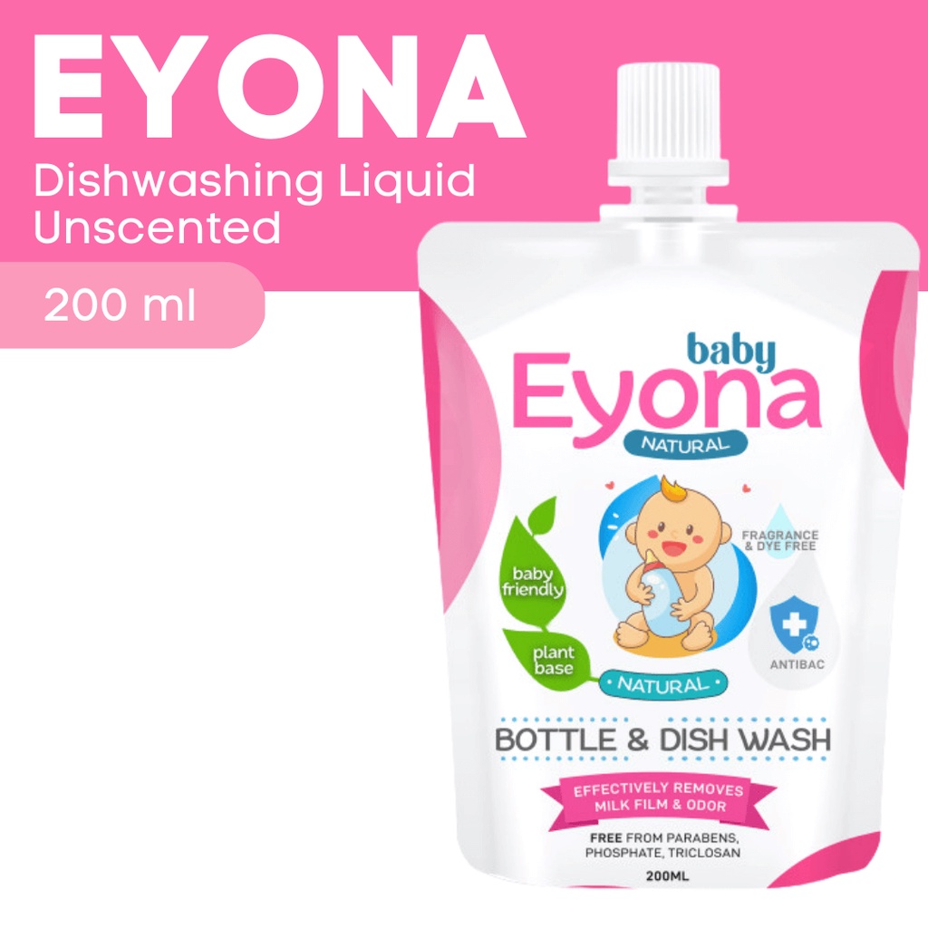 200ml Eyona Natural Baby Bottle Cleanser Unscented, Safe, Food Grade