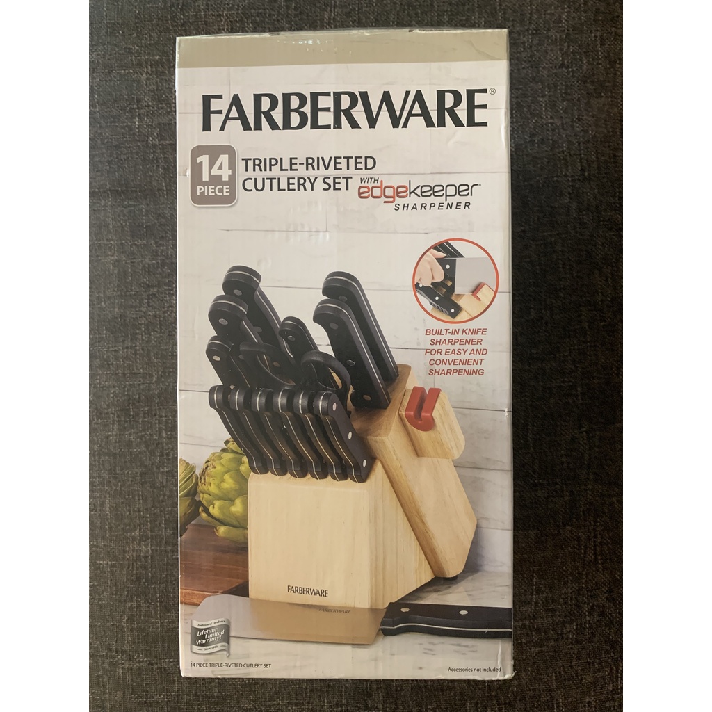Farberware Triple Riveted Cutlery Set Knife Set 14Piece with
