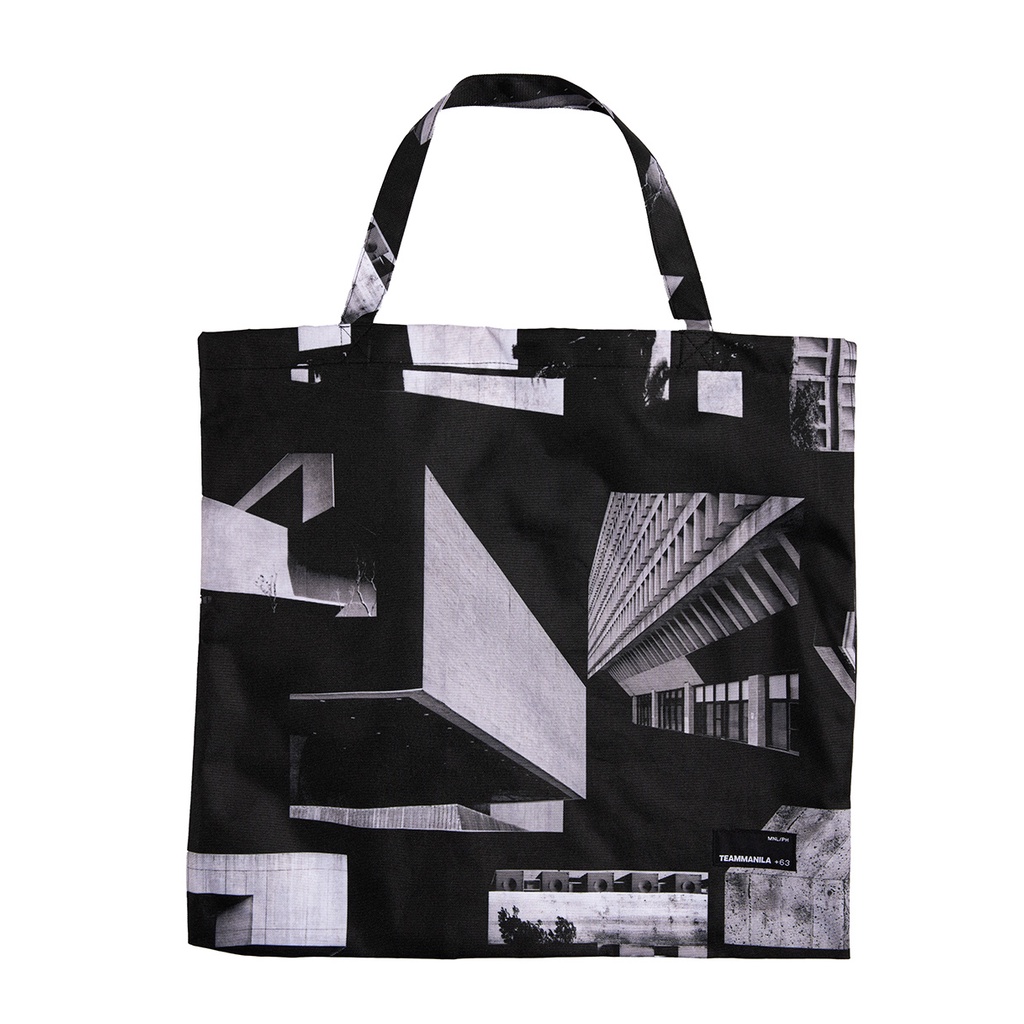 TEAM MANILA STRUCTURES TOTE BAG BLACK Shopee Philippines