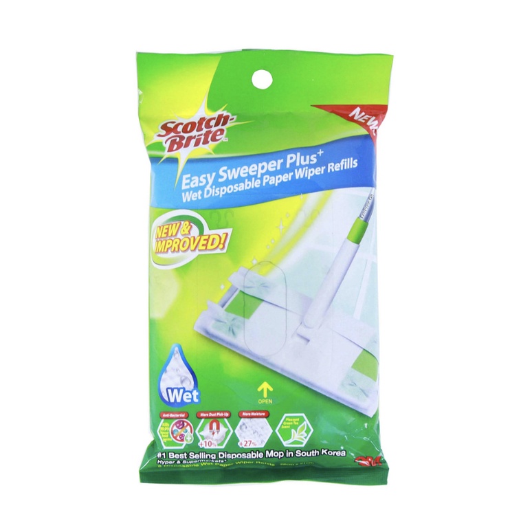 Scotch Brite Floor Wiper Mop, Furniture & Home Living, Cleaning