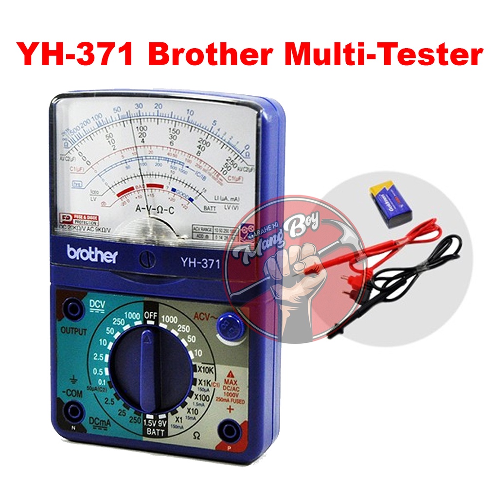 YH-371 Brother Multi-tester with battery heavy duty ELECTRONICS ...