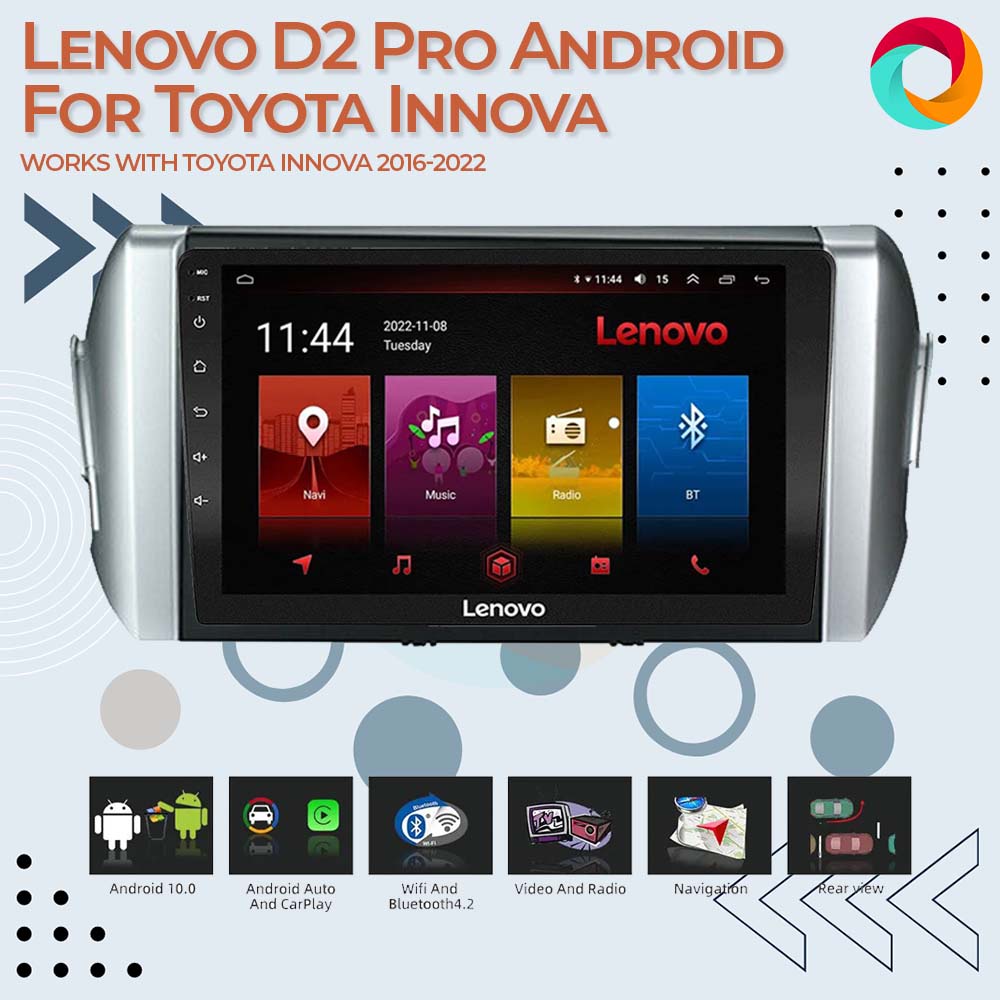 Lenovo D2 Pro9 Android Car Stereo 9 inch 4GB+64GB Head Unit with GPS w
