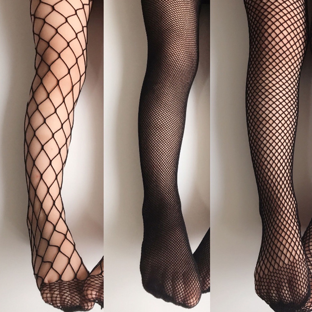 Girls Fashion Mesh Stockings Kids Baby Fishnet Stockings Black
